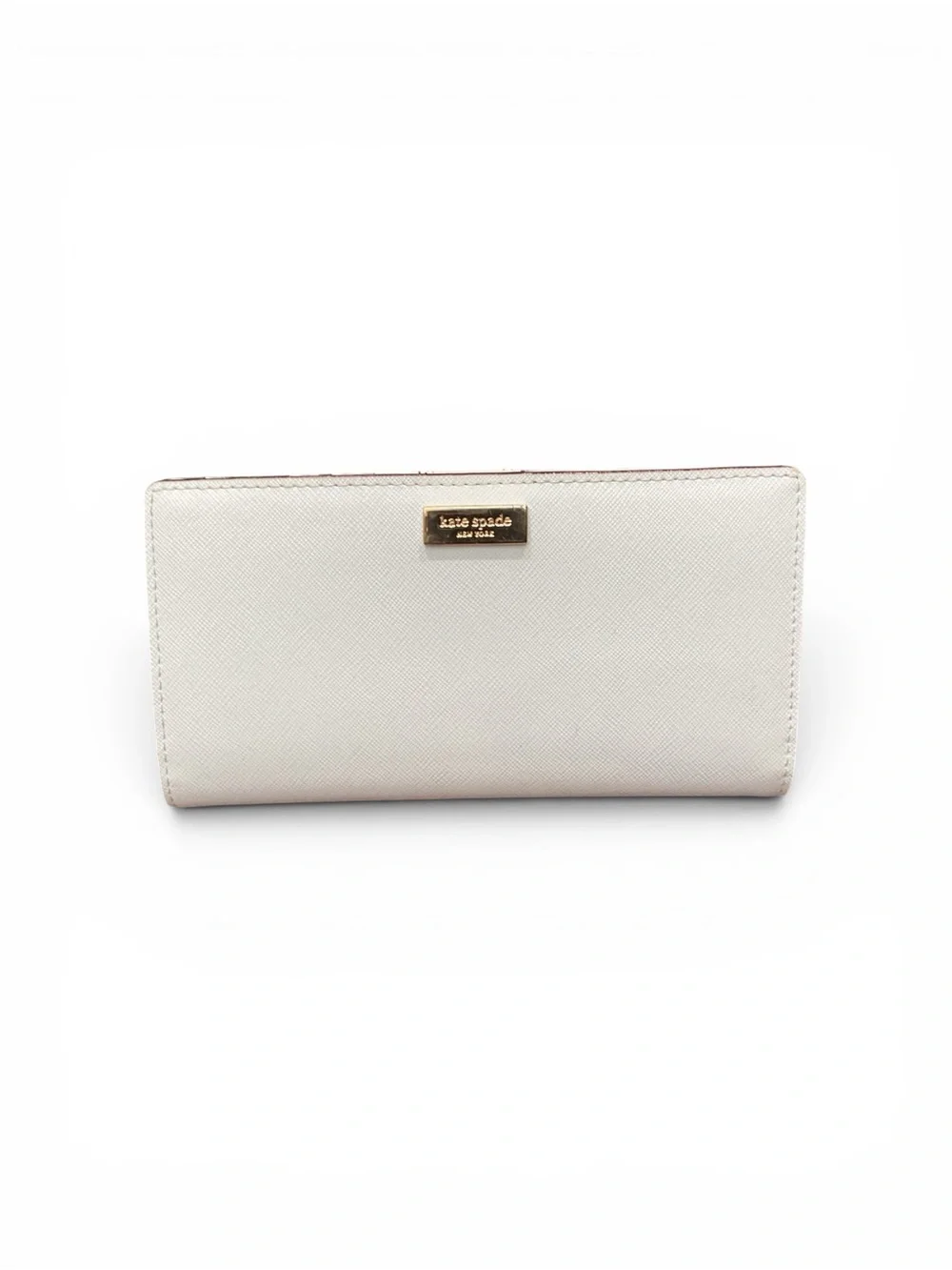 Kate Spade Cameron Street Ice Blue Saffiano Leather Continental Wallet
